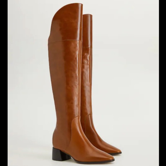 MANGO Over the Knee / Knee High Boots - Size 39 - Picture 1 of 8